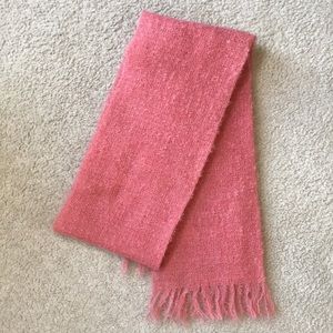 Coral Andrew Stewart Scottish Mohair Scarf